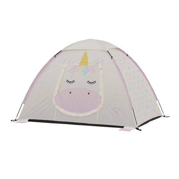 Outdoor Gear Sparkle the Unicorn Kid's Camping Combo Tent, Sleeping Bag & Latern - Picture 2 of 11